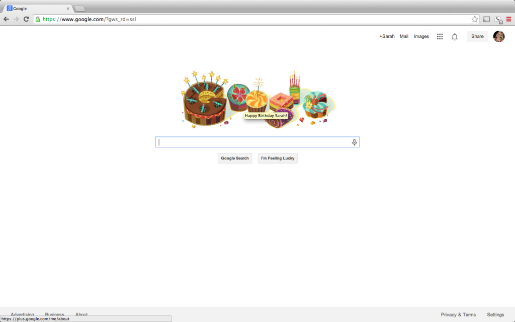 Doodle Happy Birthday Sarah