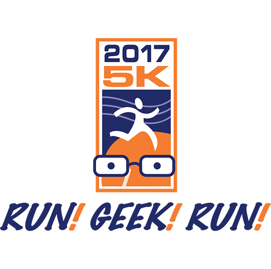 Run Geek Run 2017 5K Logo