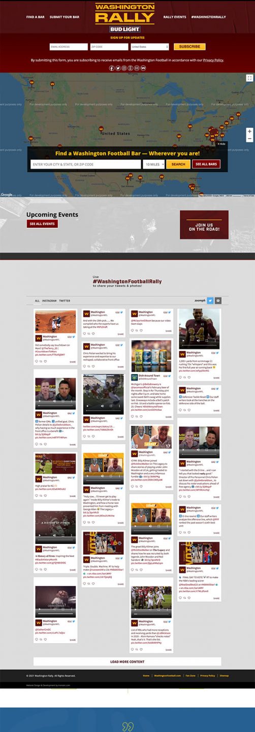 Washington Rally website