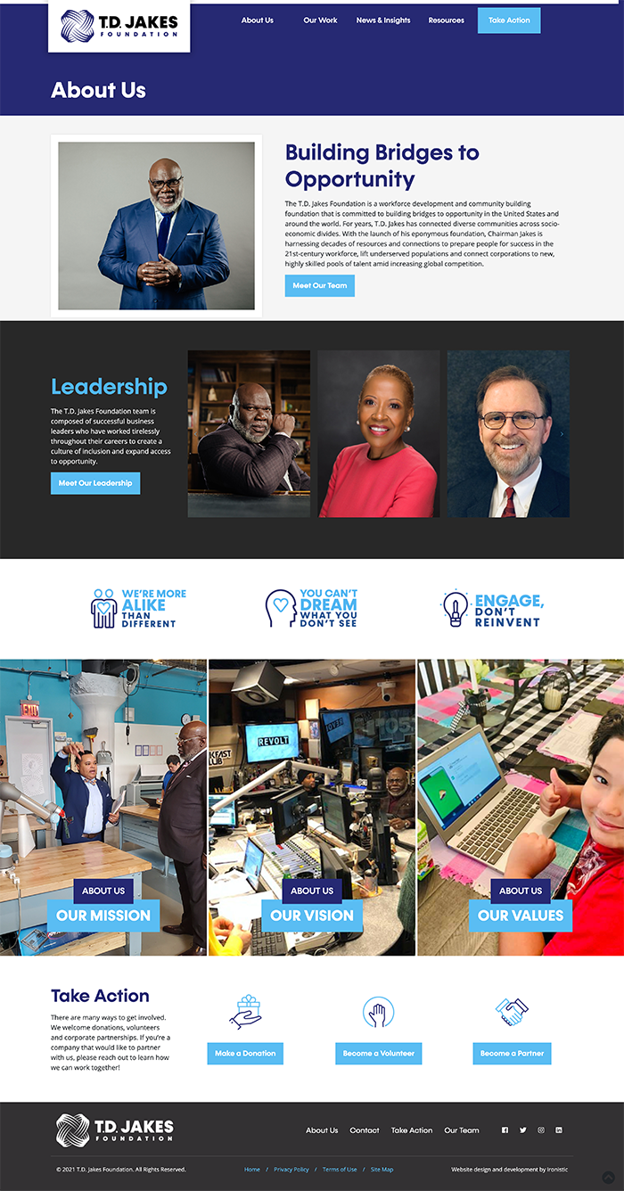 T.D. Jakes website