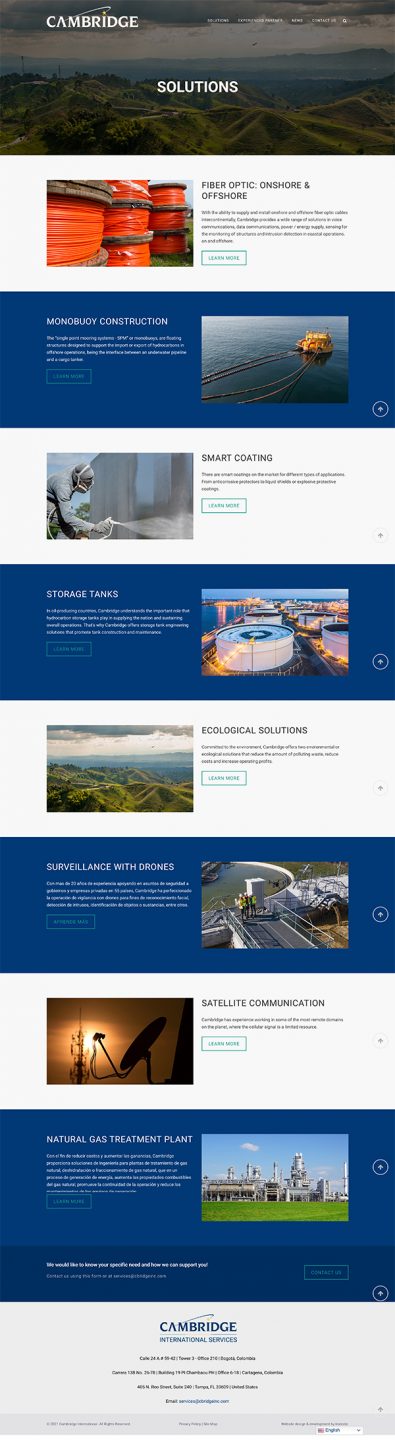Cambridge website