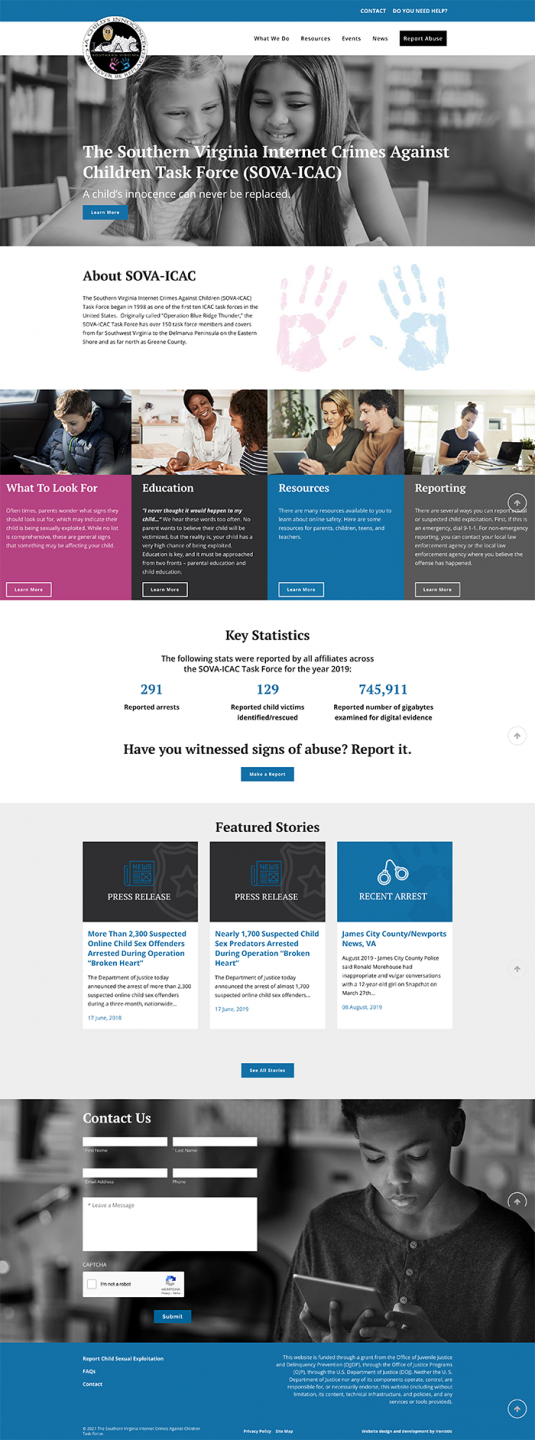 SOVA website