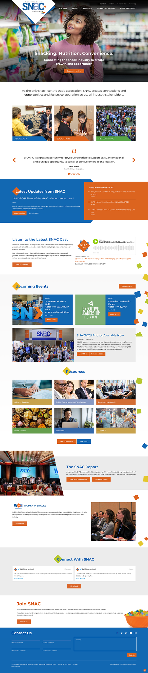 SNAC International website