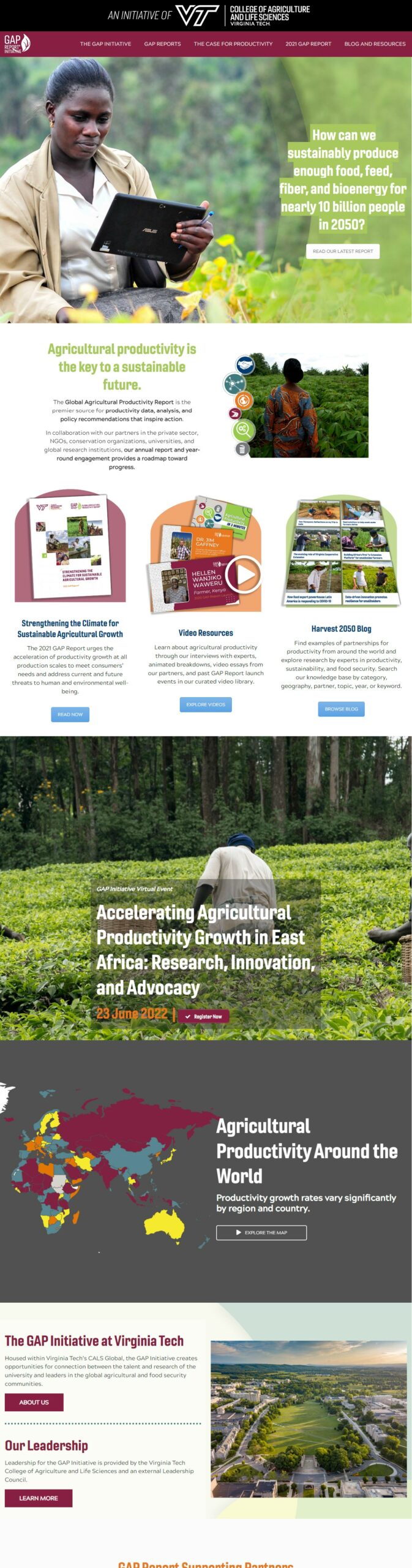 Global Harvest Initiative digital marketing