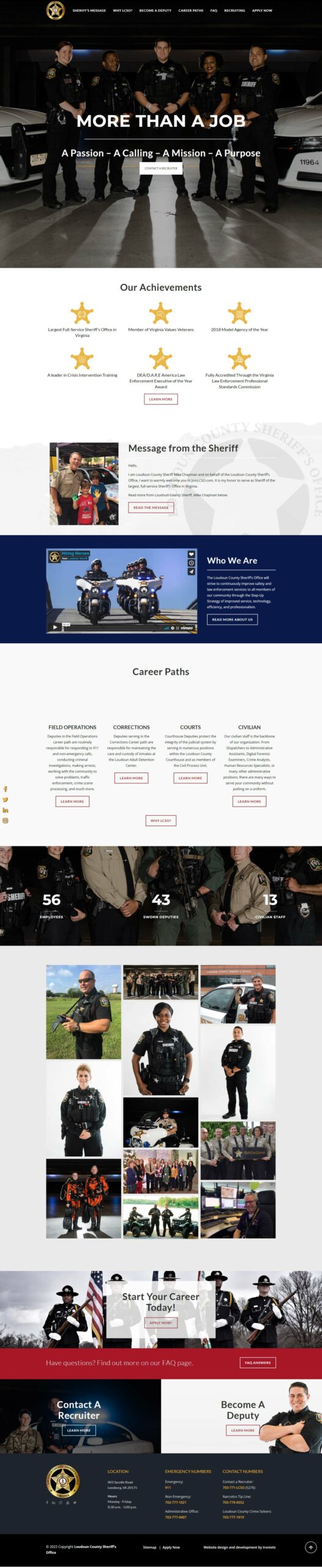 Loudoun County Sheriff's Office Website