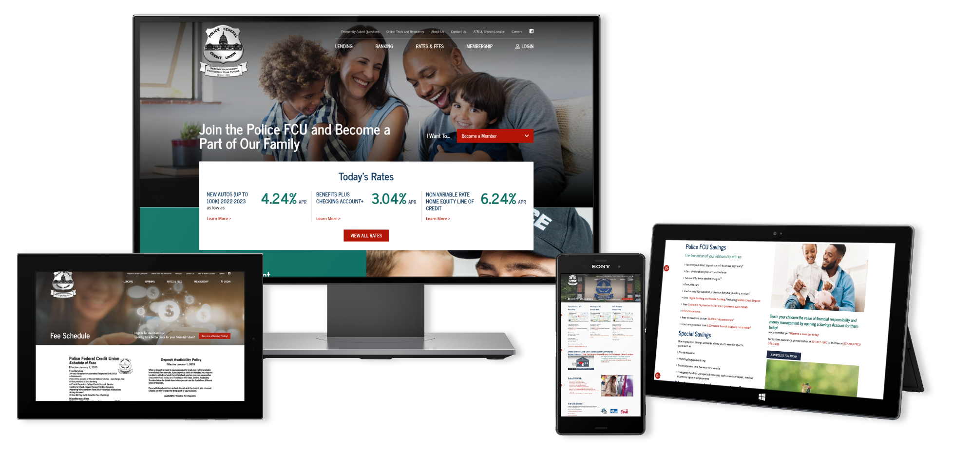 credit union web development