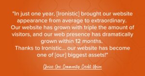 credit union website review 