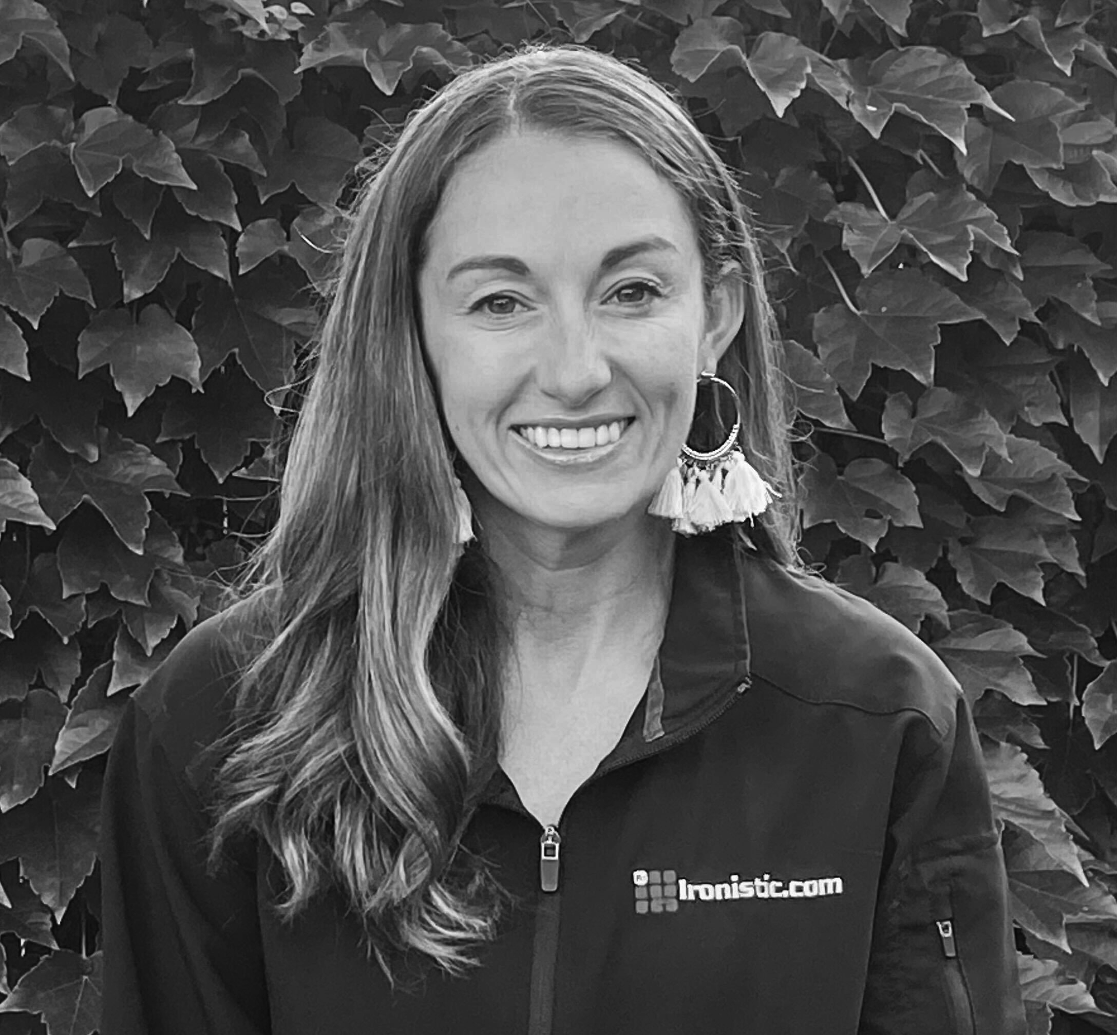 Professional black-and-white headshot of Andrea Macino, Ironistic team member