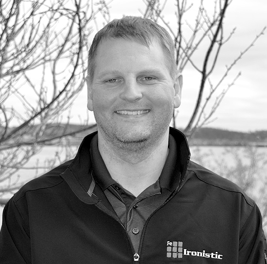 Professional headshot of Brandon Vreeman, Ironistic team member