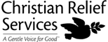 Christian Relief Services logo with the tagline A Gentle Voice for Good