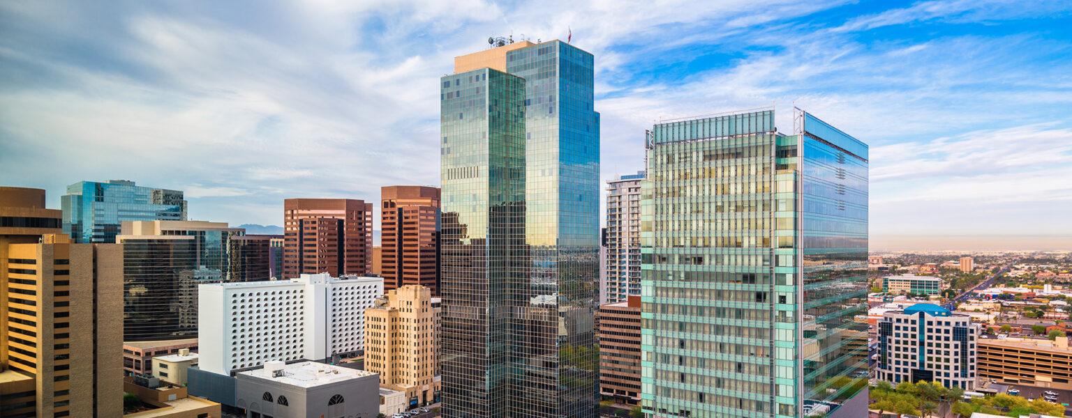 Phoenix, Arizona city skyline