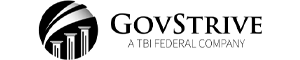 GovStrive logo, a TBI Federal company